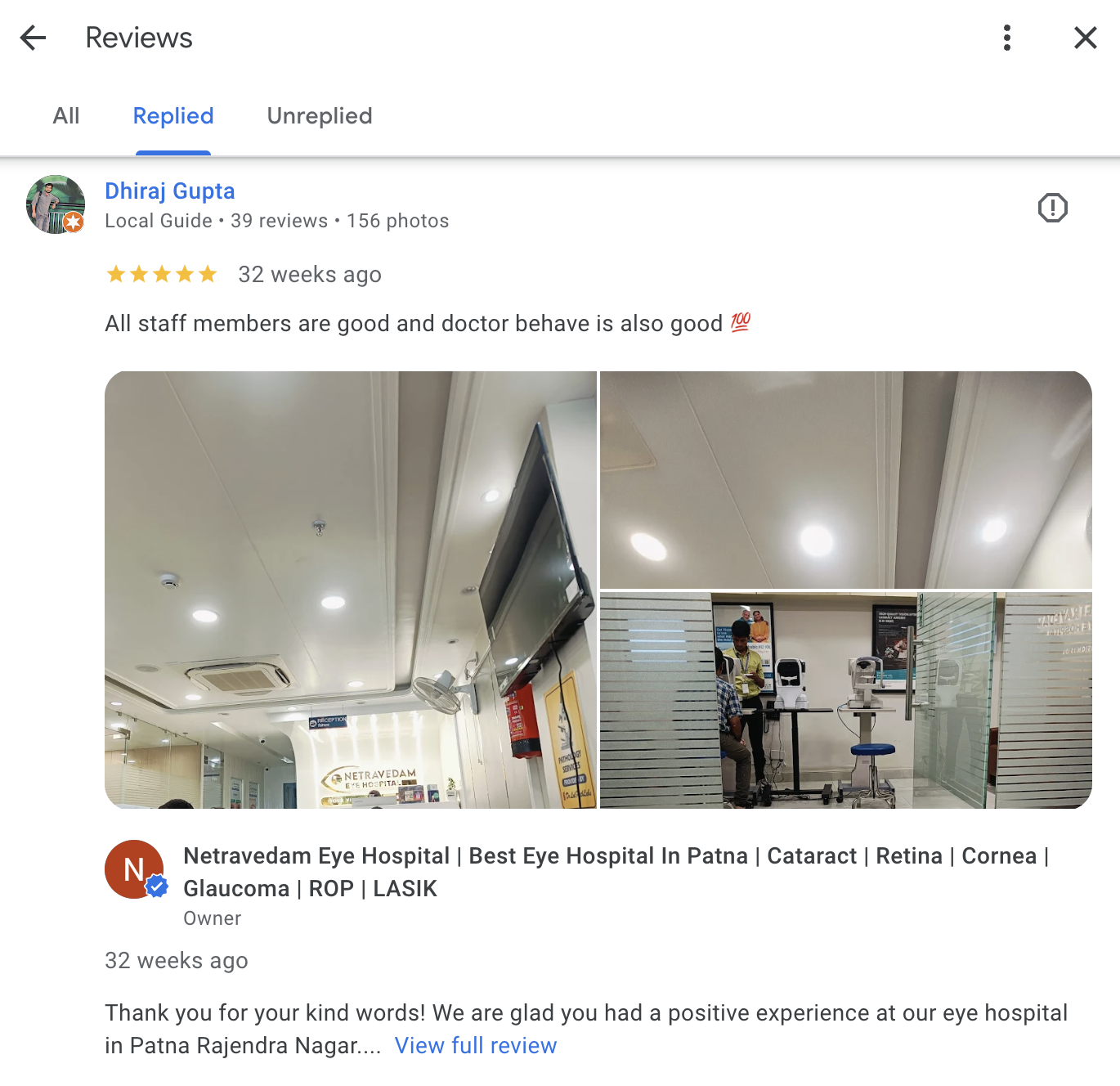 Patient Review 8